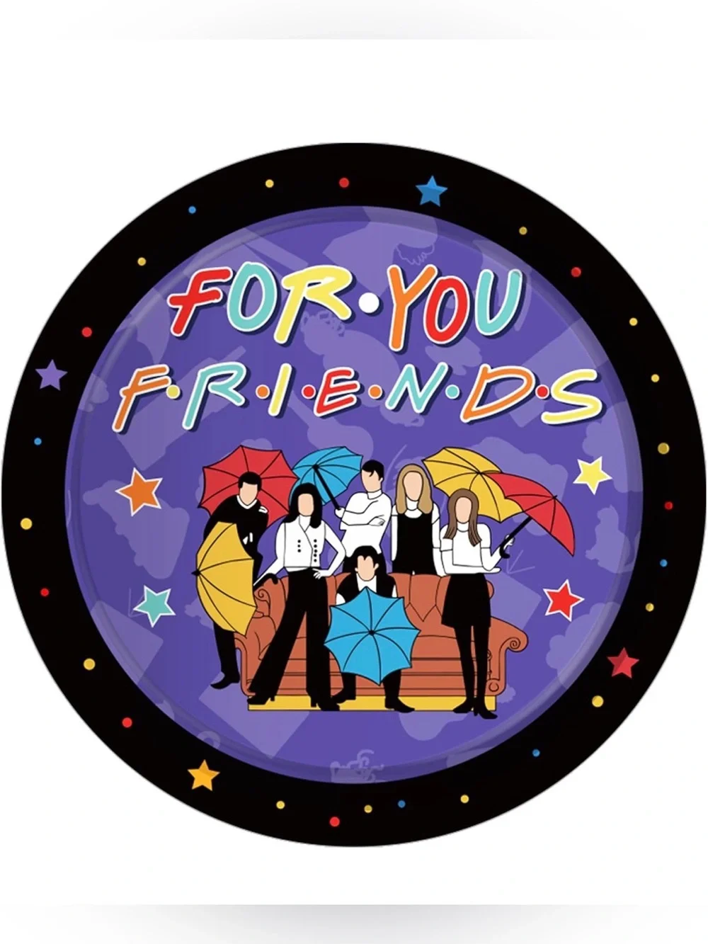 🇺🇸 Sale Friends TV Theme Party Paper Plates & Napkins Set -Serves 24 Guests